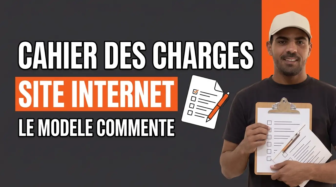 Jordan, consultant SEO, miniature Cahier des charges site internet, le modèle commenté
