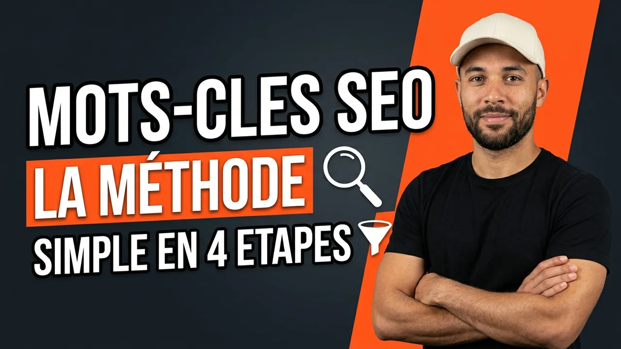 Jordan, consultant SEO, miniature Mots-cles, la methode simple en 4 etapes