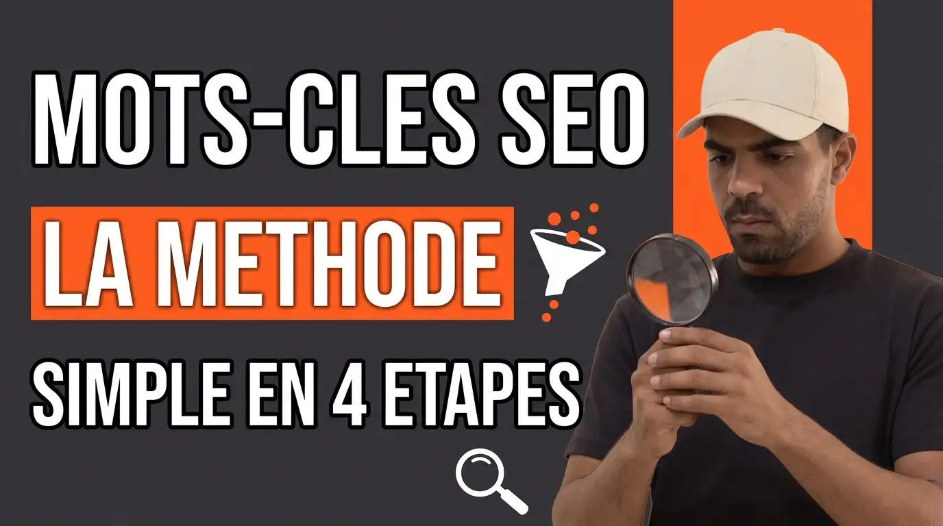 Jordan, consultant SEO, miniature Mots-cles, la methode simple en 4 etapes