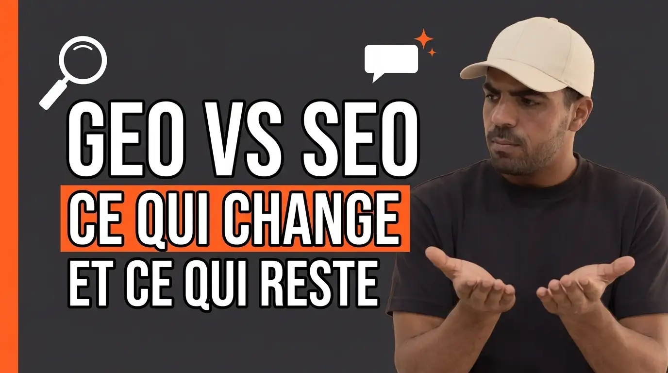 Jordan, consultant SEO, miniature GEO vs SEO, ce qui change vraiment