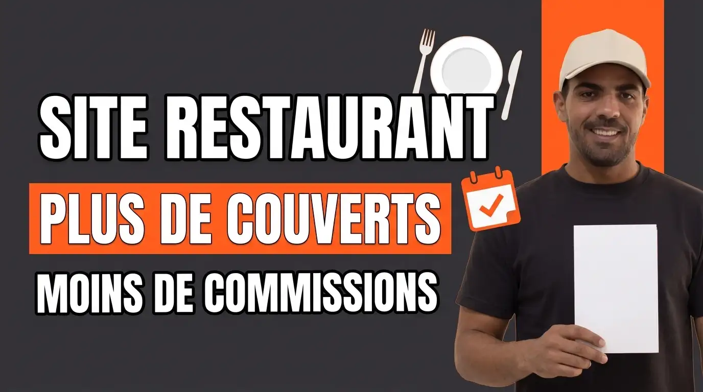 Jordan, consultant SEO, miniature Site de restaurant, plus de couverts, moins de commissions